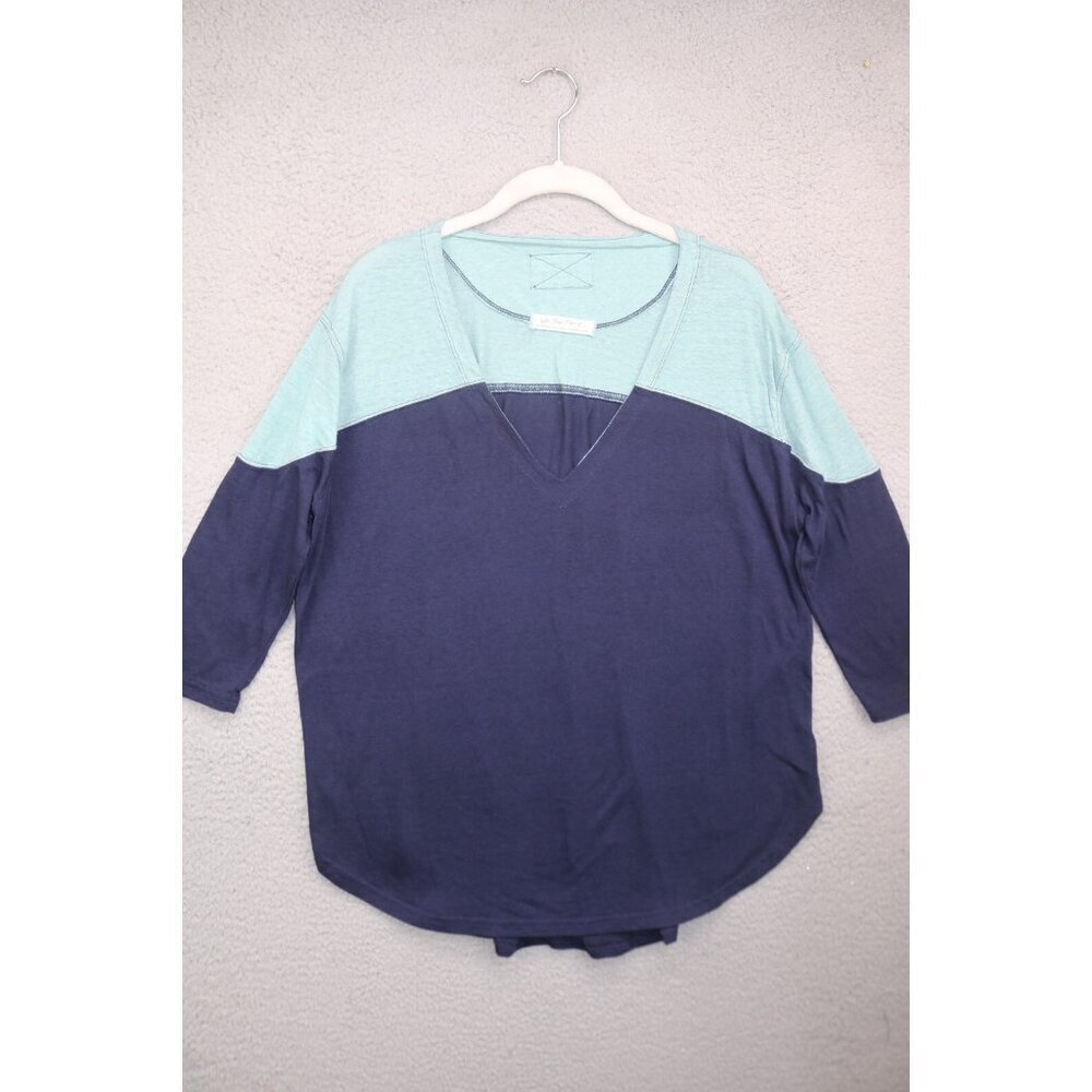 We The Free 3/4 Sleeve Tee Shirt-Size XS-BOHO-Hippie-Oversized